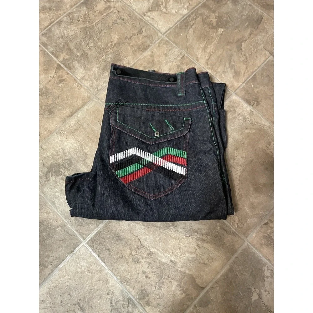 Original Akademiks Men's 36 Jeans / Denim Baggy Pants AKDMKS